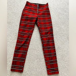 Zara Basics high rise stretch pants Sz S